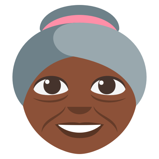 Old Woman: Dark Skin Tone, the design in this release