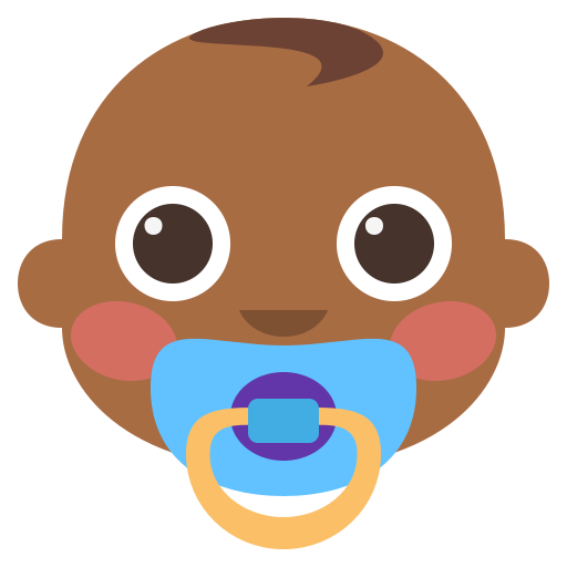 Baby: Medium-Dark Skin Tone, the previous design