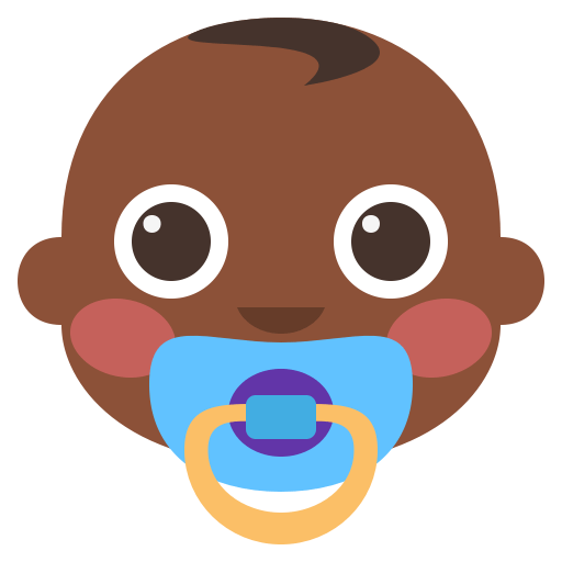 Baby: Dark Skin Tone, the previous design