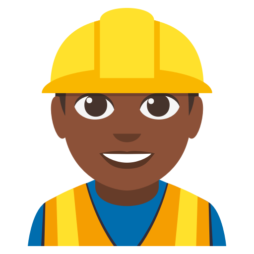 Construction Worker: Dark Skin Tone, the design in this release