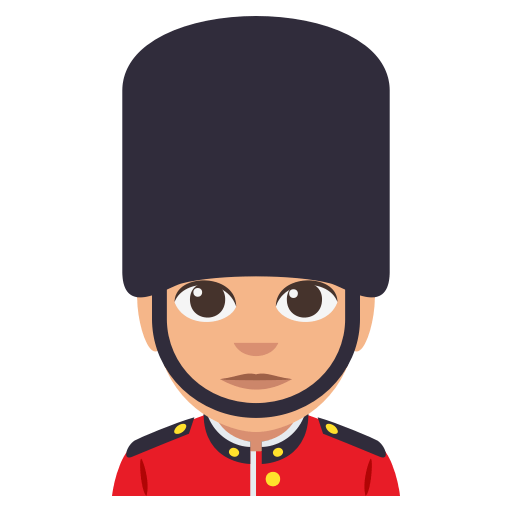 Guard: Medium-Light Skin Tone, the design in this release