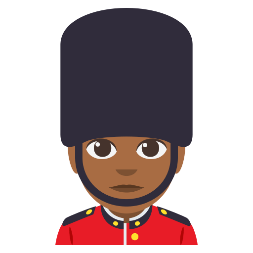 Guard: Medium-Dark Skin Tone, the design in this release