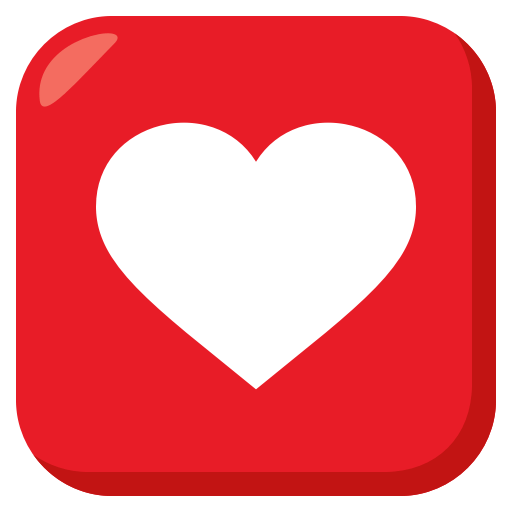 Heart Decoration as drawn by JoyPixels in 3.0