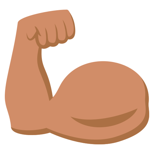 Flexed Biceps: Medium Skin Tone, the previous design
