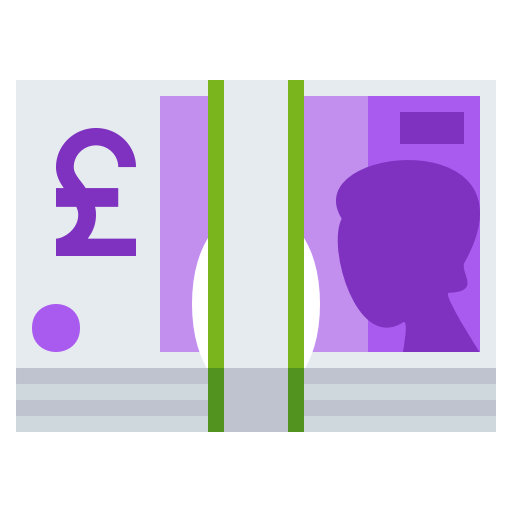 Pound Banknote as drawn by JoyPixels in 3.0