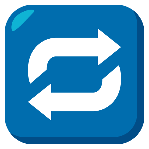 Repeat Button as drawn by JoyPixels in 3.0