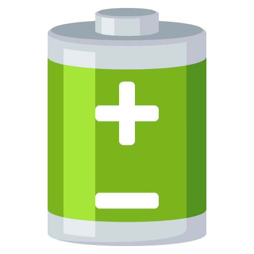 Battery as drawn by JoyPixels in 3.0