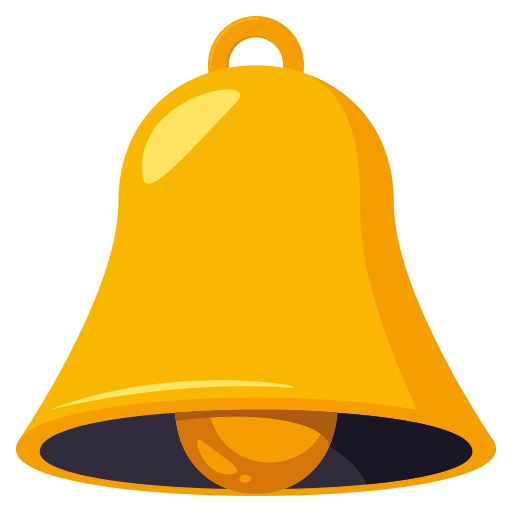 Bell as drawn by JoyPixels in 3.0