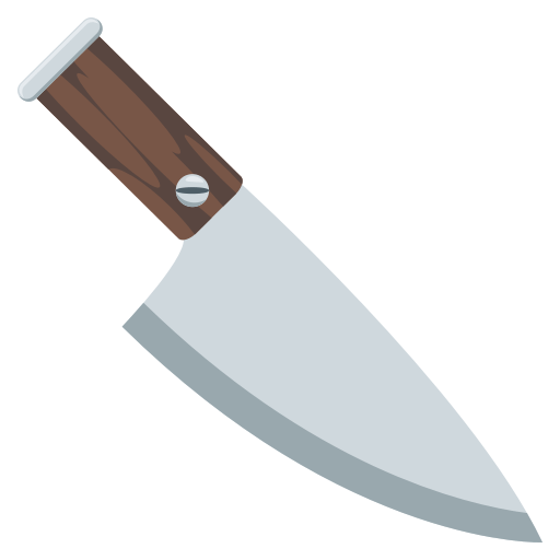 Kitchen Knife as drawn by JoyPixels in 3.0