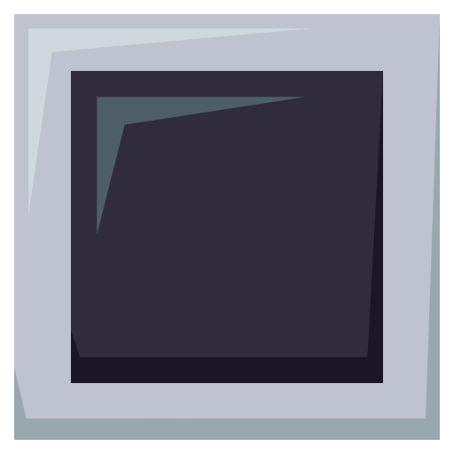 White Square Button as drawn by JoyPixels in 3.0
