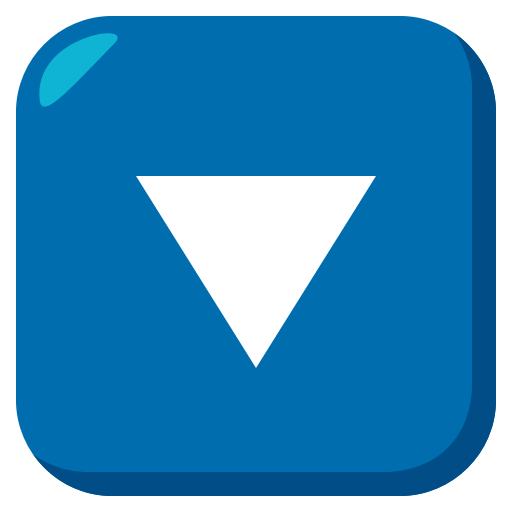 Downwards Button as drawn by JoyPixels in 3.0