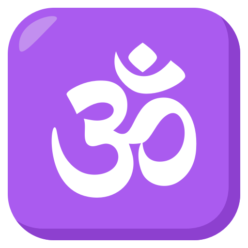 Om as drawn by JoyPixels in 3.0
