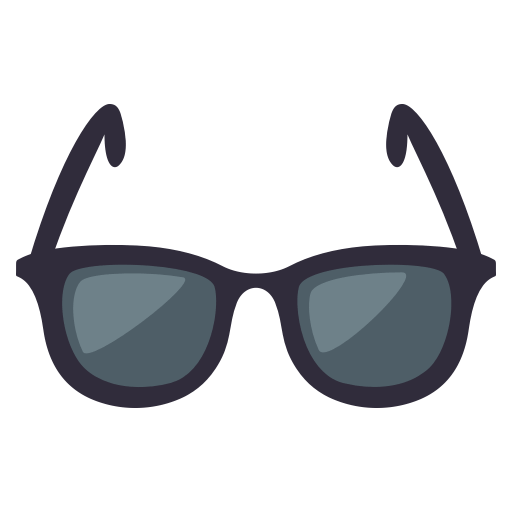 Sunglasses as drawn by JoyPixels in 3.0
