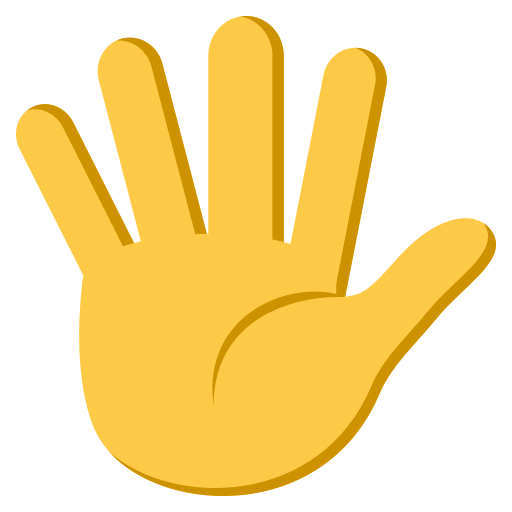 Hand with Fingers Splayed, the design in this release