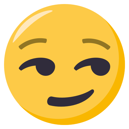 Smirking Face, the design in this release
