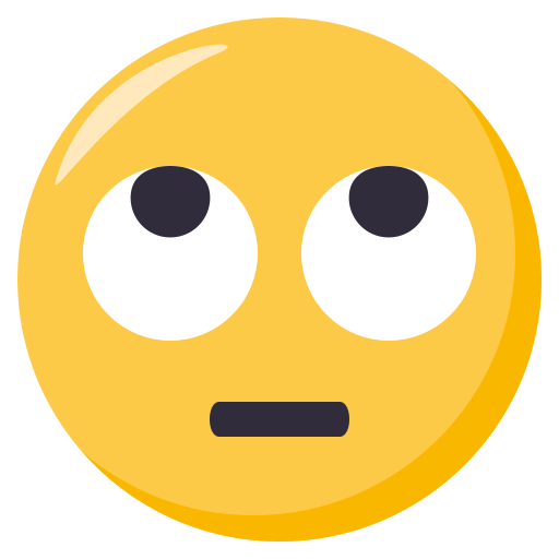 Face with Rolling Eyes as drawn by JoyPixels in 3.0