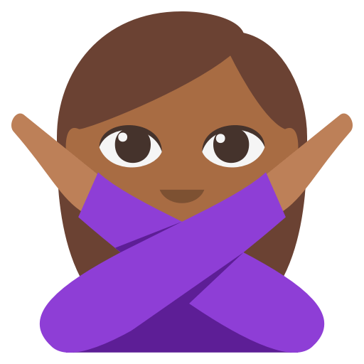 Person Gesturing NO: Medium-Dark Skin Tone, the design in this release