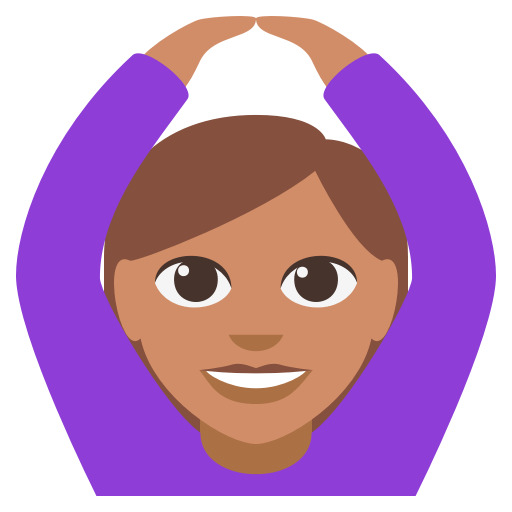 Woman Gesturing OK: Medium Skin Tone, the design in this release