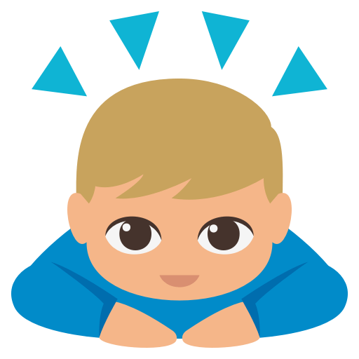 Person Bowing: Medium-Light Skin Tone, the design in this release