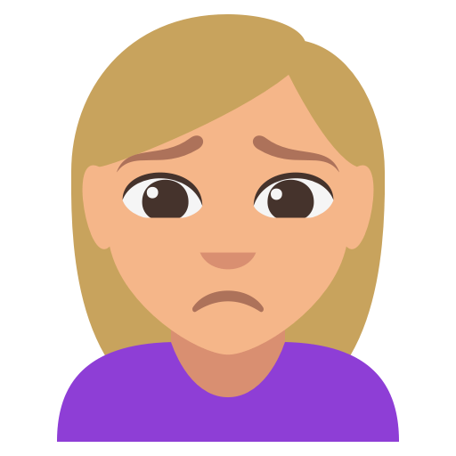 Person Frowning: Medium-Light Skin Tone, the design in this release