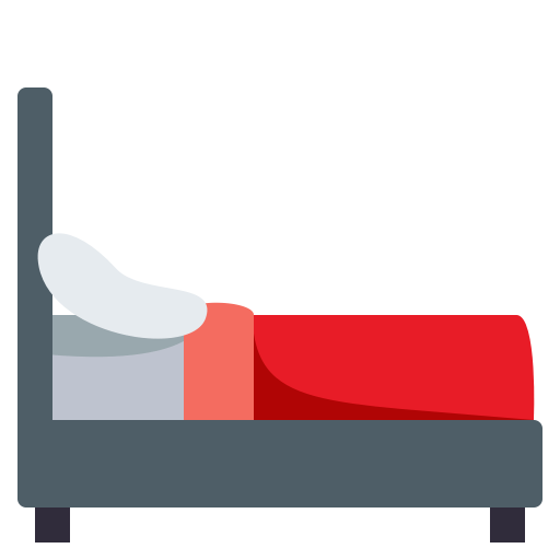 Bed as drawn by JoyPixels in 3.0
