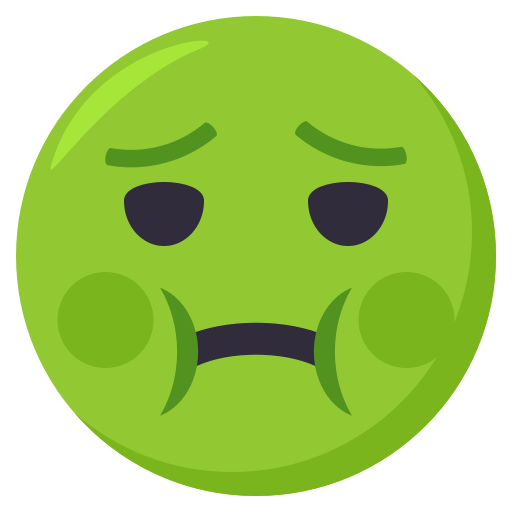 Nauseated Face, the design in this release