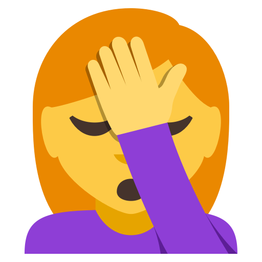Woman Facepalming, the design in this release