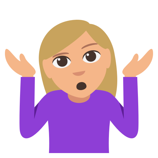 Woman Shrugging: Medium-Light Skin Tone, the design in this release