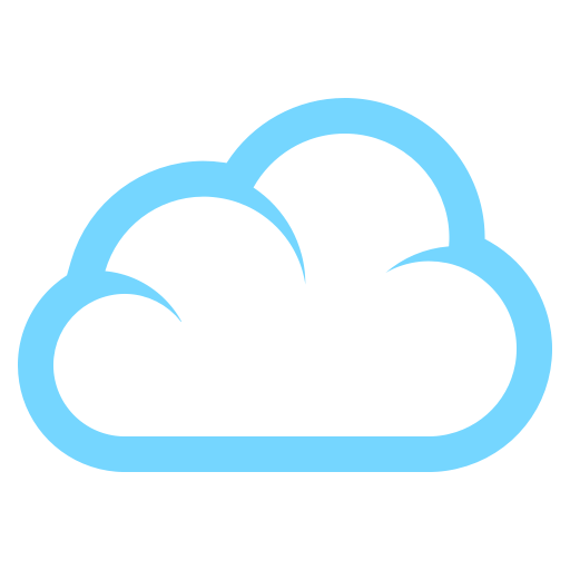 Cloud as drawn by JoyPixels in 3.0