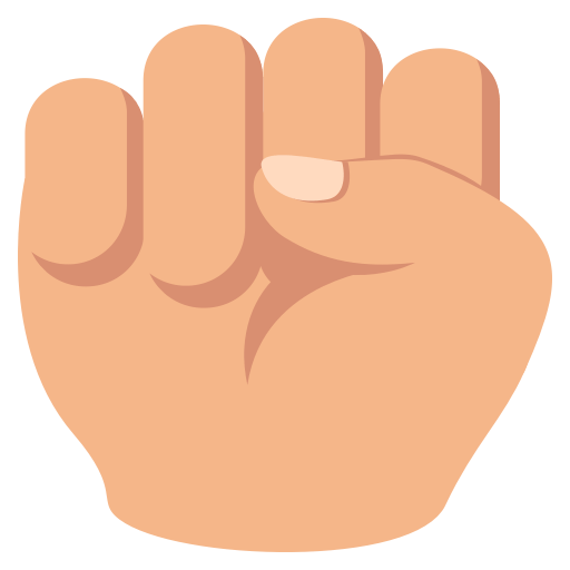 Raised Fist: Medium-Light Skin Tone, the design in this release