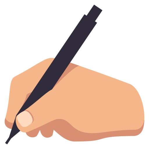 Writing Hand: Medium-Light Skin Tone, the previous design