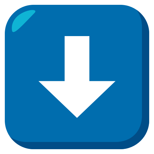 Down Arrow as drawn by JoyPixels in 3.0