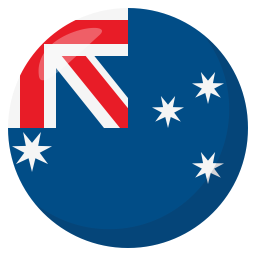 Flag: Australia as drawn by JoyPixels in 3.1