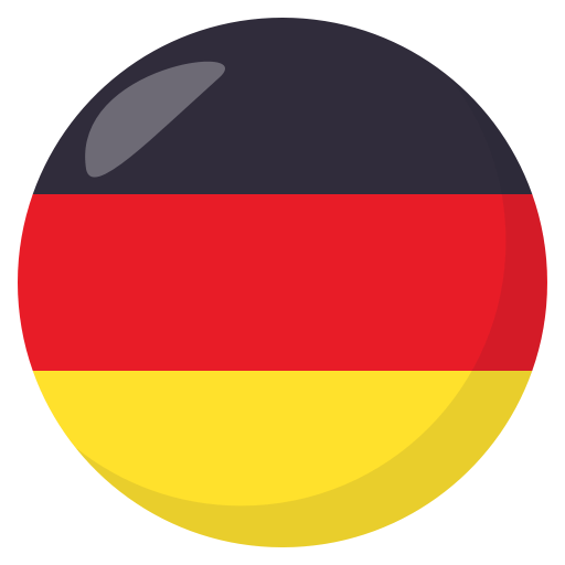 Flag: Germany as drawn by JoyPixels in 3.1