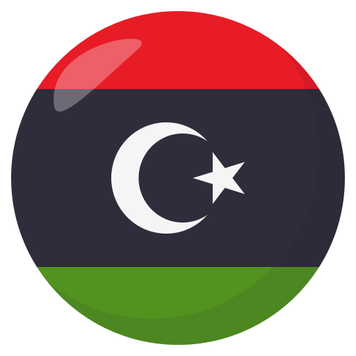 Flag: Libya as drawn by JoyPixels in 3.1