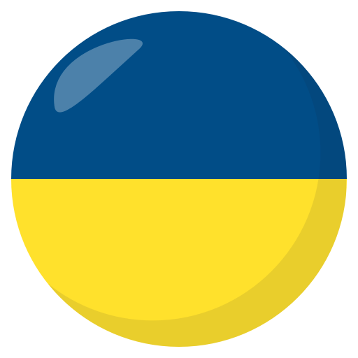 Flag: Ukraine as drawn by JoyPixels in 3.1