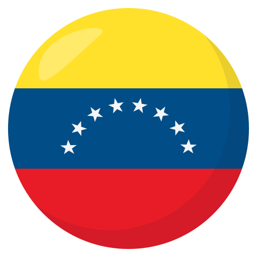 Flag: Venezuela as drawn by JoyPixels in 3.1