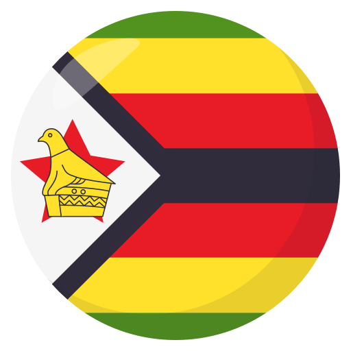Flag: Zimbabwe as drawn by JoyPixels in 3.1