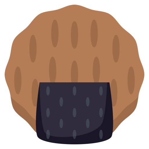 Rice Cracker as drawn by JoyPixels in 3.1