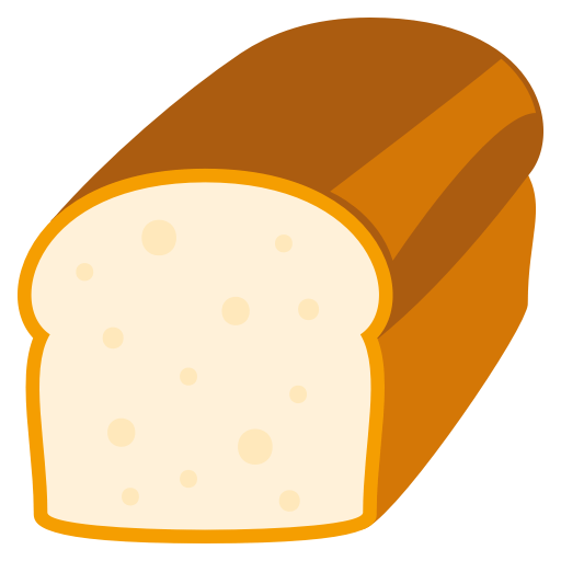 Pão as drawn by JoyPixels in 3.1