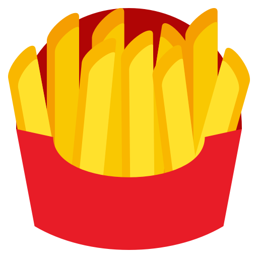 French Fries as drawn by JoyPixels in 3.1