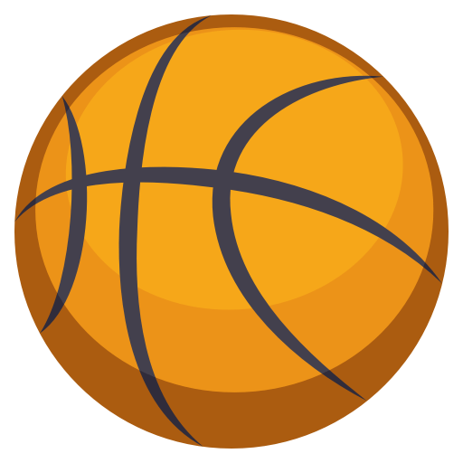 Basketball as drawn by JoyPixels in 3.1