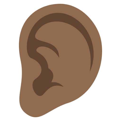 Ear: Medium-Dark Skin Tone, the design in this release