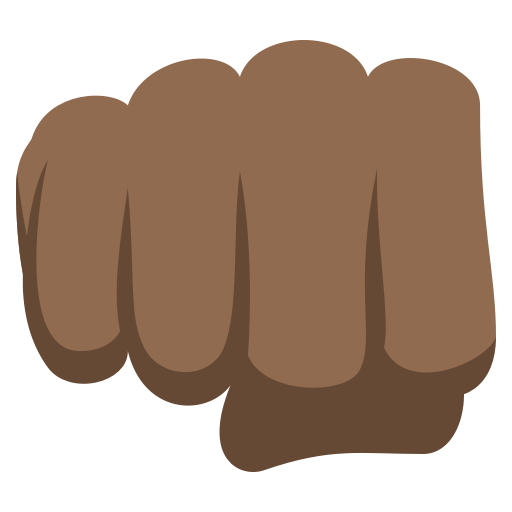 Oncoming Fist: Medium-Dark Skin Tone, the design in this release