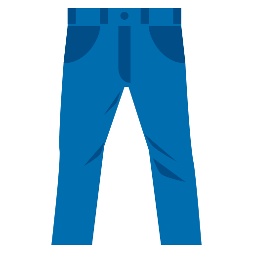Jeans as drawn by JoyPixels in 3.1