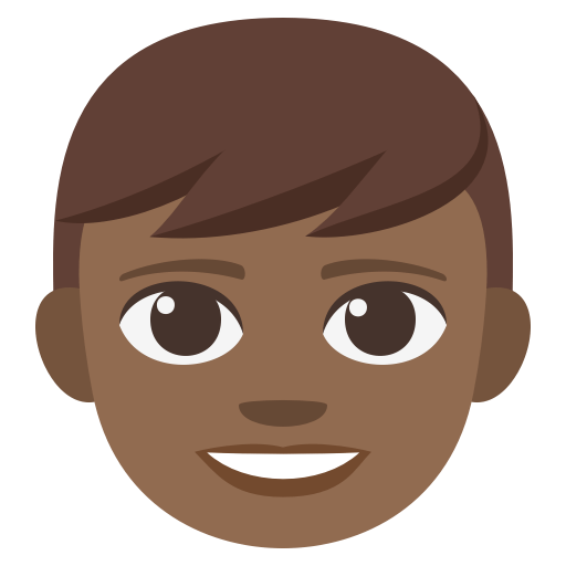 Boy: Medium-Dark Skin Tone, the previous design