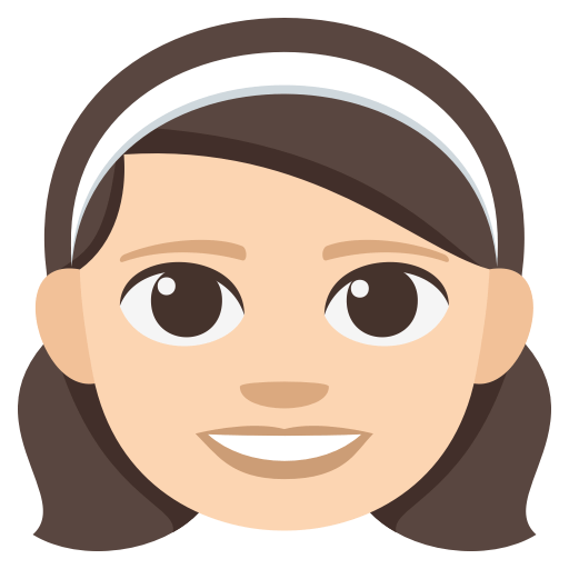Girl: Light Skin Tone, the previous design