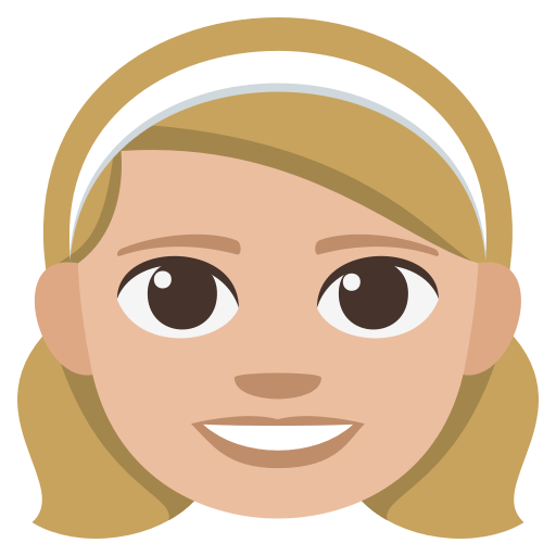Girl: Medium-Light Skin Tone, the previous design