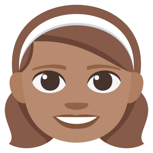 Girl: Medium Skin Tone, the previous design