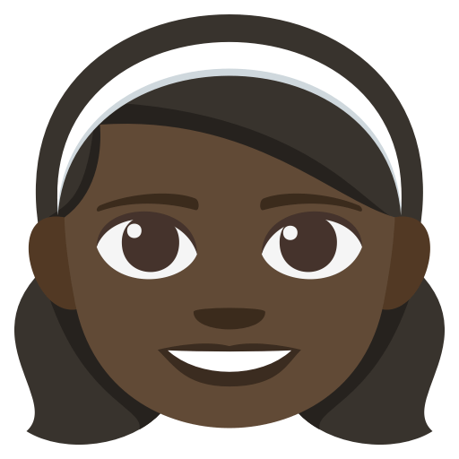 Girl: Dark Skin Tone, the previous design